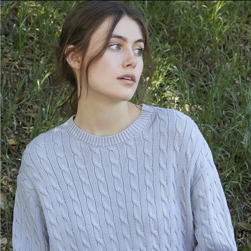 Brandy Melville Cable Knit Sweater